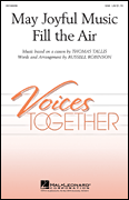 cover May Joyful Music Fill the Air SAB choral sheet music cover